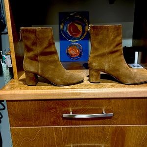Brown Suede Ankle Boots